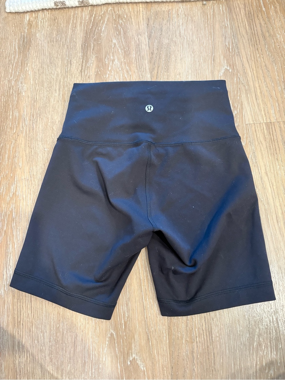 lululemon athletica Black Mid-Rise Bike Shorts